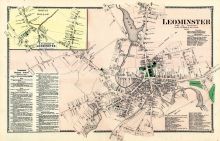 Leominster Town, Leominster North - West, Worcester County 1870